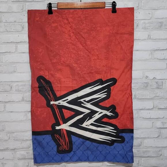 WWE 2012 Double Sided Wrestling Pillow Case 30x20  Set of Two - Picture 2 of 8